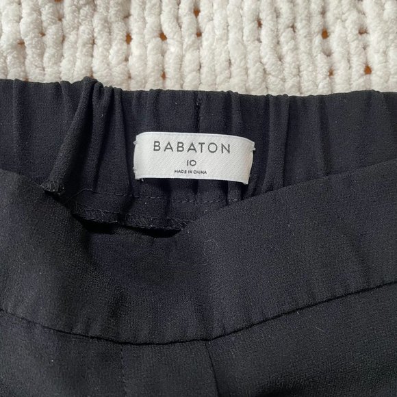 Aritzia Babaton Black Cohen Pant - Size 10 - Picture 3 of 5